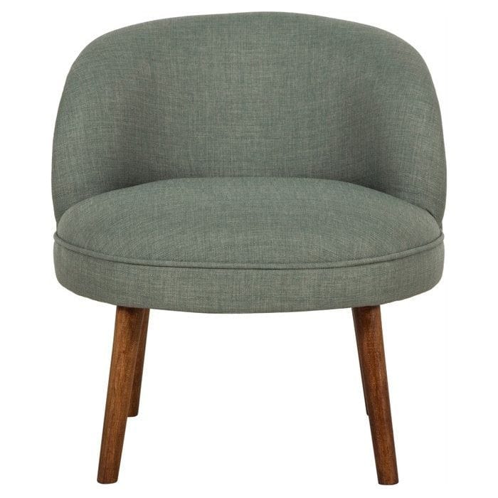 Taburet NICE, stofa clasicab verde menta, 60x67x66 cm