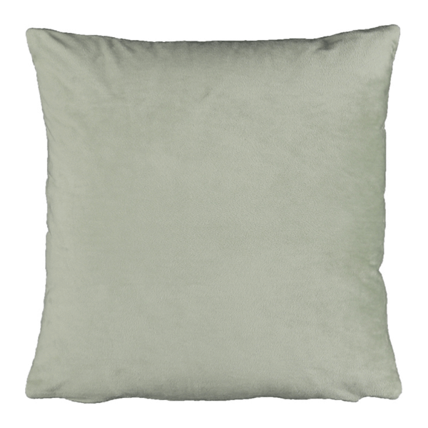 Pernă, material textil de catifea verde deschis, 60x60, OLAJA TIPUL 14