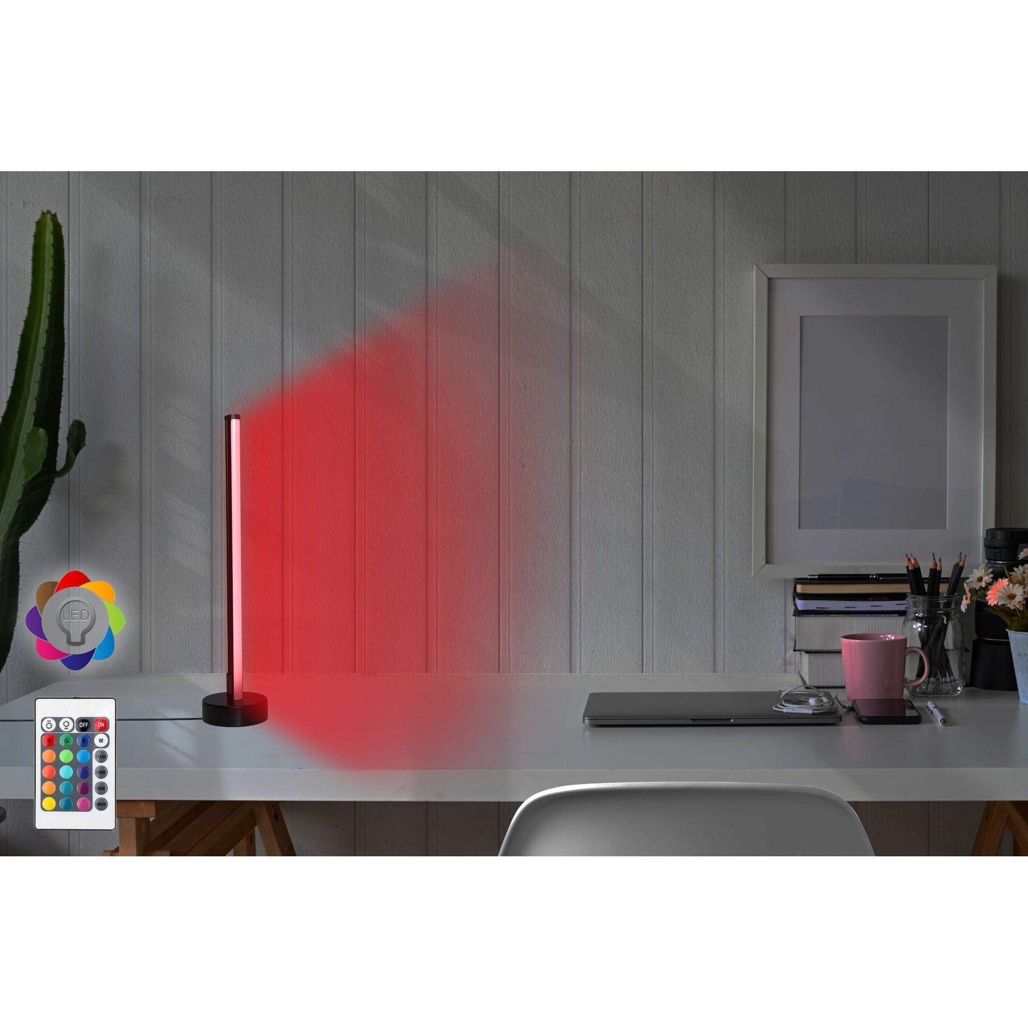 Veioza 395NGR1107, negru, metal, 10x45 cm