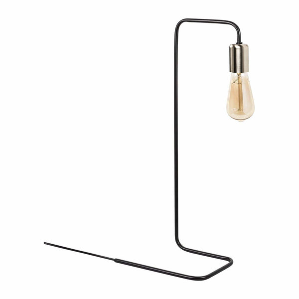 Veioza DENGE 3440, negru, metal, 28x17x55 cm