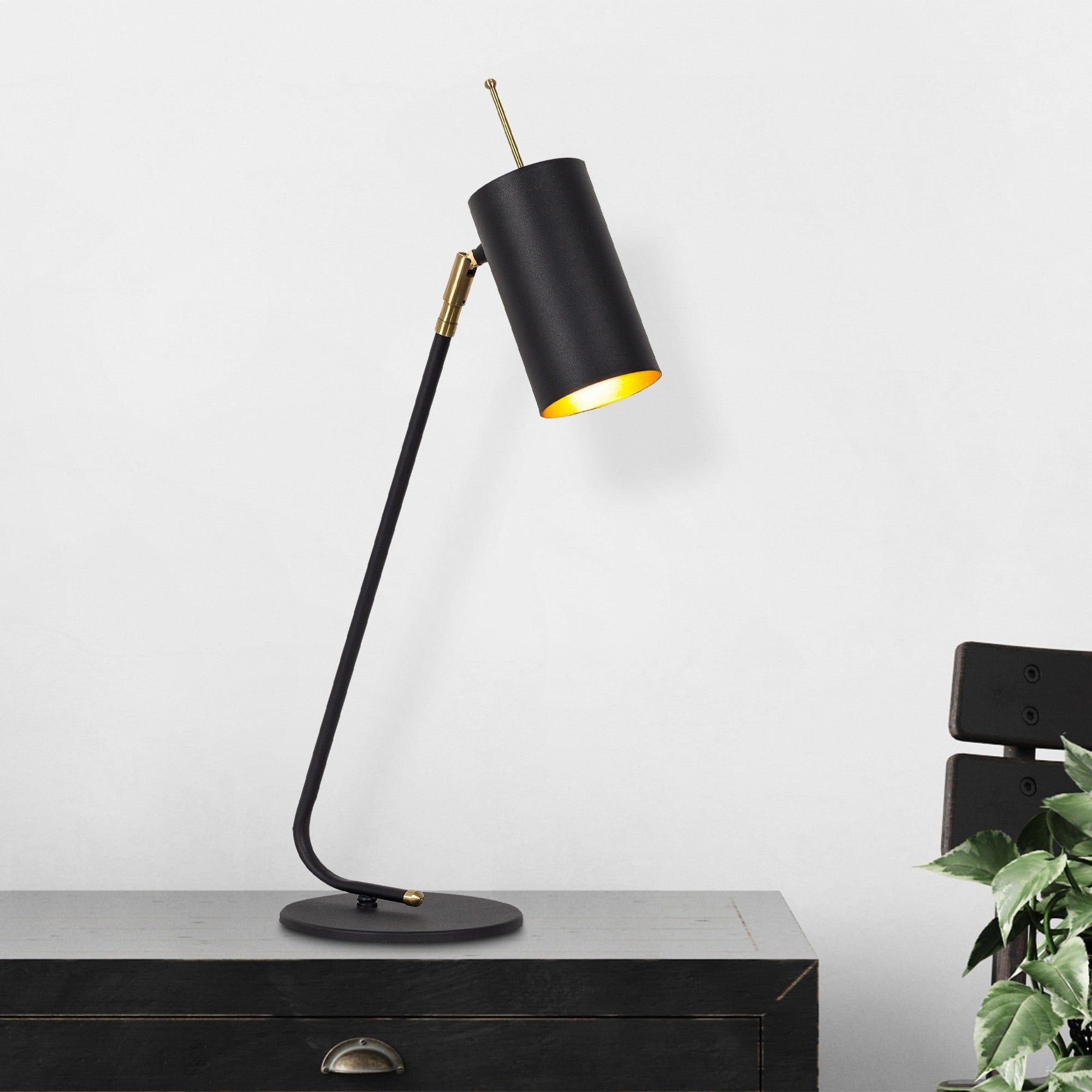 Veioza SILVANI MR-611, negru, metal, 26x8x55 cm