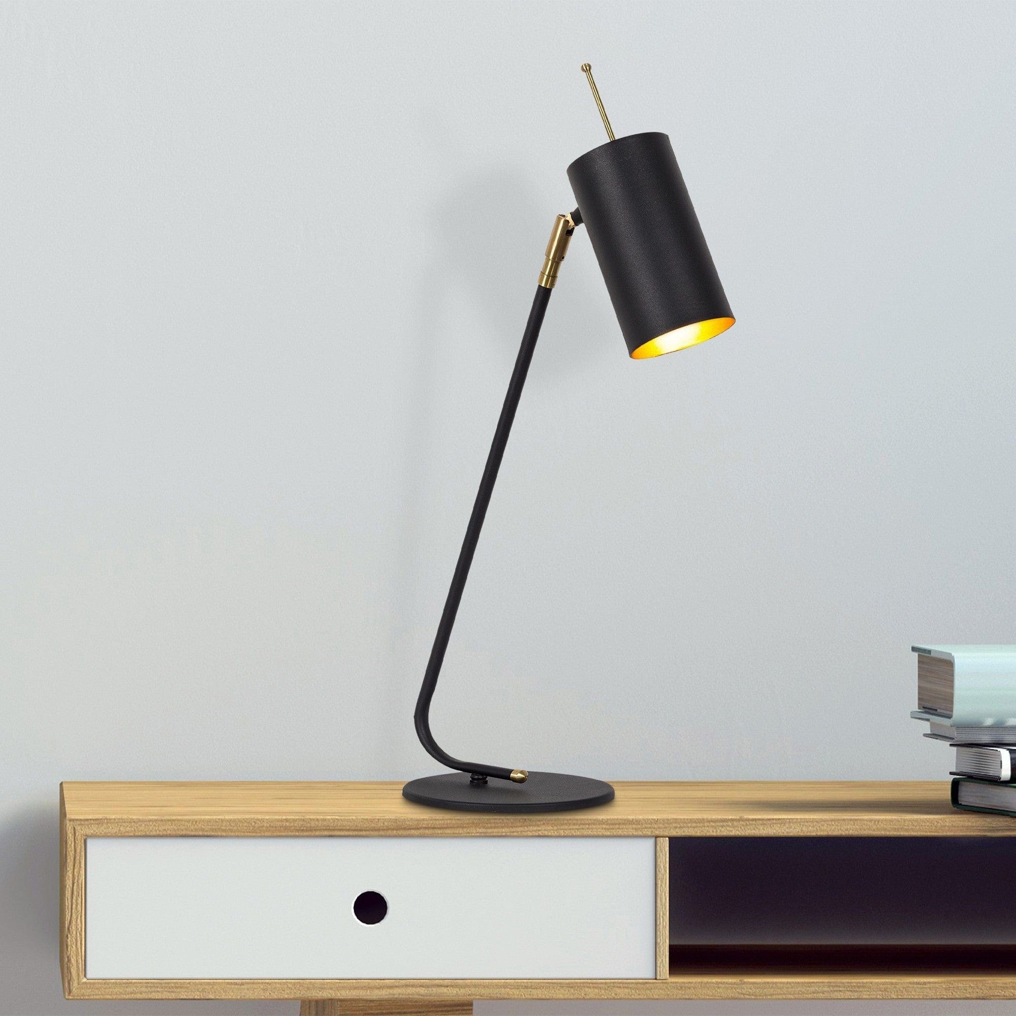 Veioza SILVANI MR-611, negru, metal, 26x8x55 cm