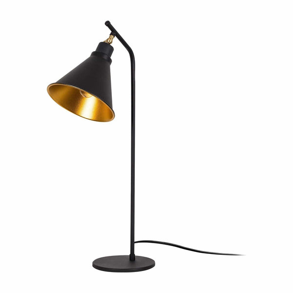 Veioza SIVANI MR 608, auriu/negru, metal, 28x19x50 cm