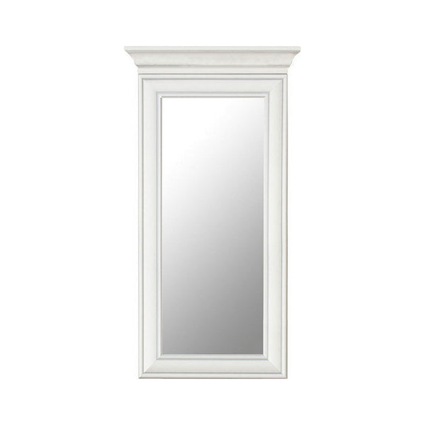 Oglinda hol KENTUKI, alb patinat, 58,5x110x6,5 cm