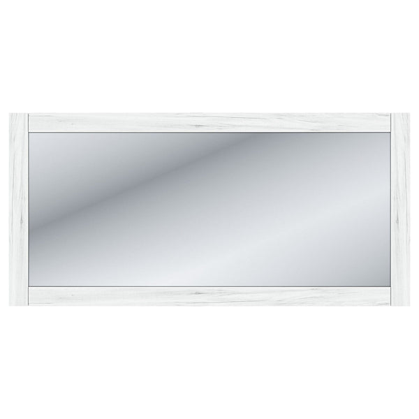 Oglinda SUDBURY W, 124,8x2,2x60 cm, PAL laminat, stejar craft alb